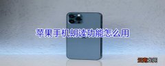 iPhone手机朗读功能怎么用