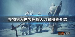 怪物猎人世界冰原大刀狼属性怎么样 大刀狼图鉴介绍_网
