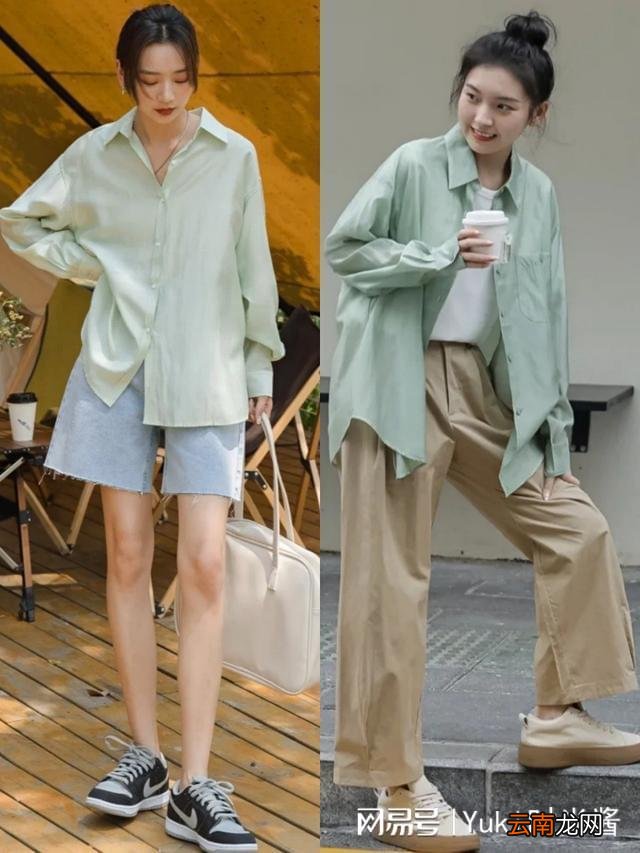 夏天绿色依旧是流行色，生机盎然还显白，比基础色时髦多了