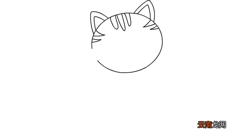 小猫咪简笔画画法