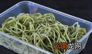 绿豆面条家常做法 姜香鸡绿豆面条家常做法很简单