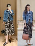 “碎花搭配牛仔”才是春夏的正确打开方式