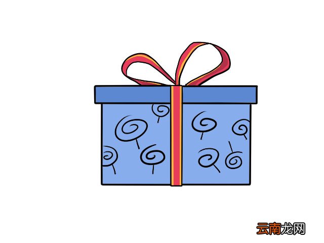 礼物盒简笔画