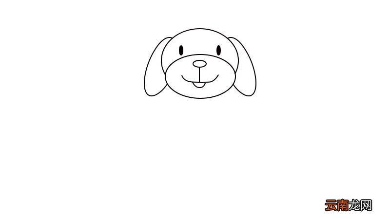 狗简笔画 狗简笔画画法