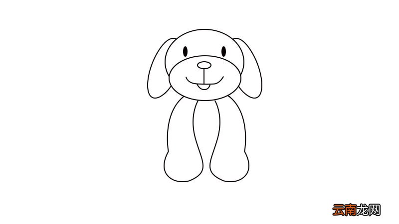 狗简笔画 狗简笔画画法