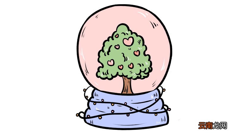 情人节水晶简笔画