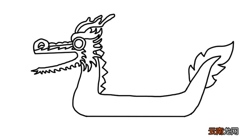 龙舟简笔画步骤龙舟简笔画教程