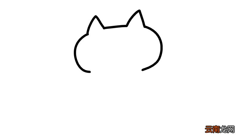 小花猫简笔画画法小花猫简笔画步骤