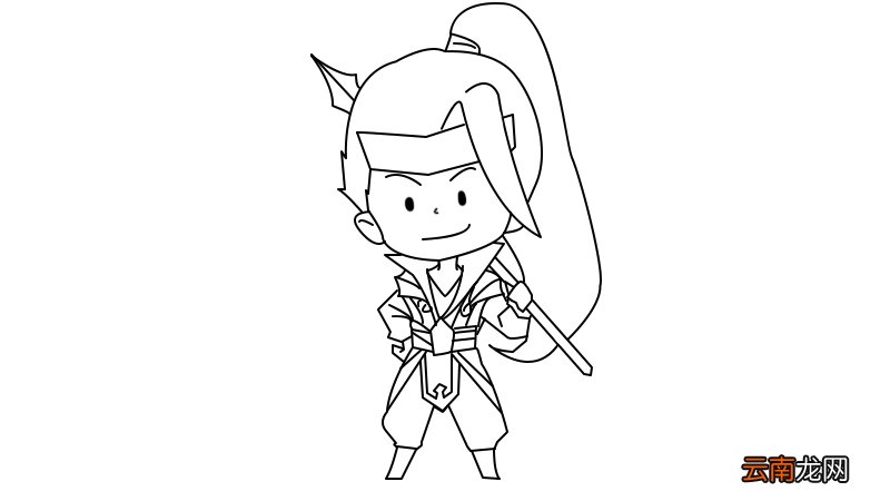 韩信简笔画