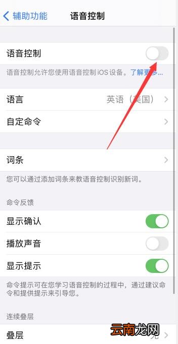 怎么关闭语音控制