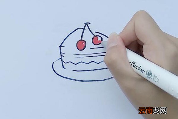 小蛋糕的简笔画 小蛋糕怎么画