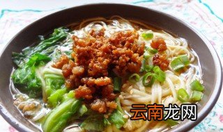 肉末面条的家常做法 味道好极了