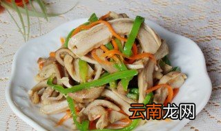 猪肚炒辣椒做法 你会做了吗