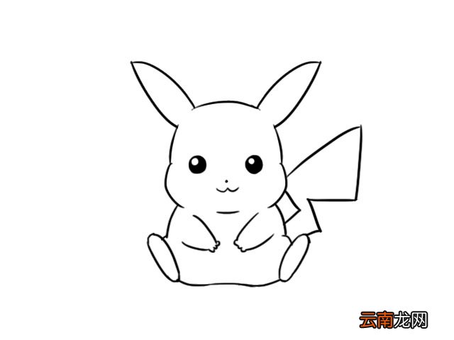 皮卡丘简笔画 皮卡丘怎么画