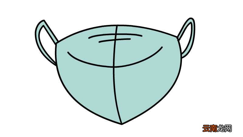 防疫口罩简笔画怎么画