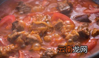 番茄牛腩的做法 5步快速完成