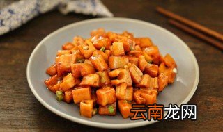 番茄藕丁的做法 9个步骤快速完成