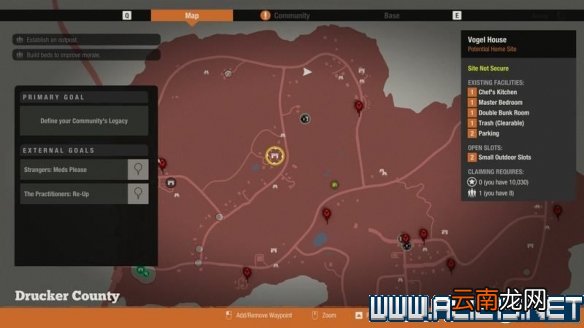 腐烂国度2主宰版drucker地图基地位置在哪 drucker基地点评 drucker county基地总览