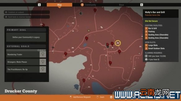 腐烂国度2主宰版drucker地图基地位置在哪 drucker基地点评 drucker county基地总览