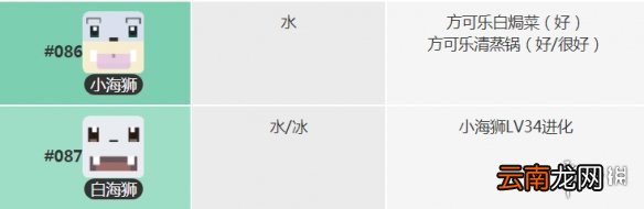 宝可梦大探险小海狮食谱获得方法 白海狮食谱技能宾果数据一览