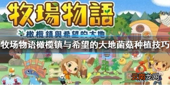 牧场物语橄榄镇与希望的大地菌菇怎么种植 菌菇种植技巧