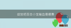 绽放吧百合小宝输血是哪集