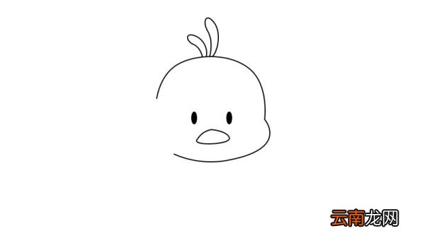超萌小黄鸭简笔画怎么画超萌小黄鸭简笔画画法