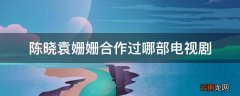 陈晓袁姗姗合作过哪部电视剧