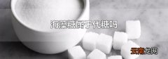 海藻糖属于代糖吗