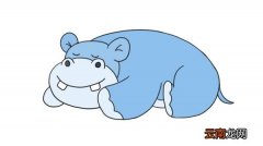 河马简笔画