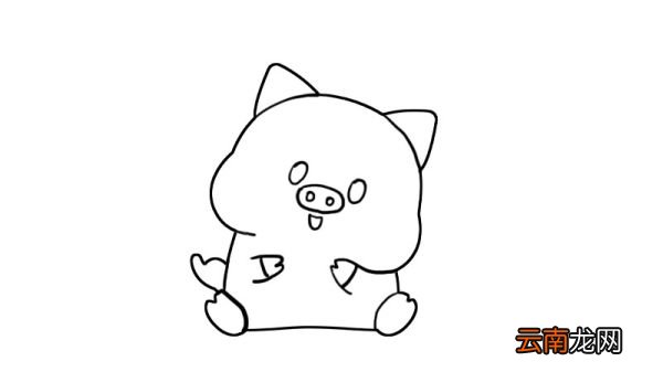 卡通小动物简笔画 卡通小动物的画法