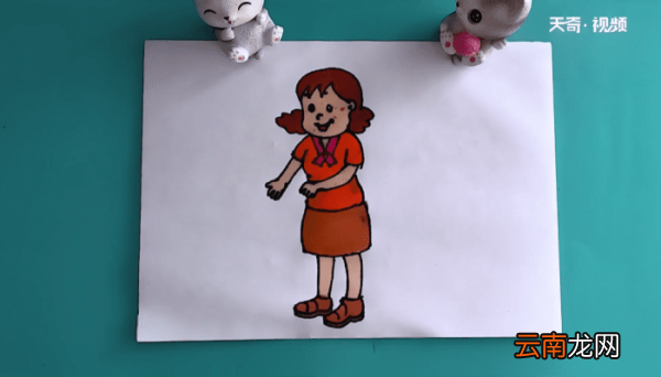 妈妈开心的样子简笔画 妈妈开心的样子简笔画