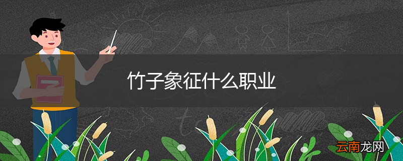 竹子象征什么职业