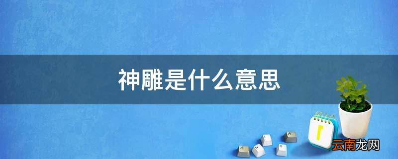 神雕是什么意思