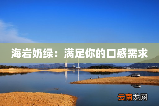 海岩奶绿：满足你的口感需求