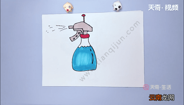 喷水壶的简笔画 喷水壶的简笔画画报