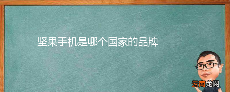 坚果手机是哪个国家的品牌