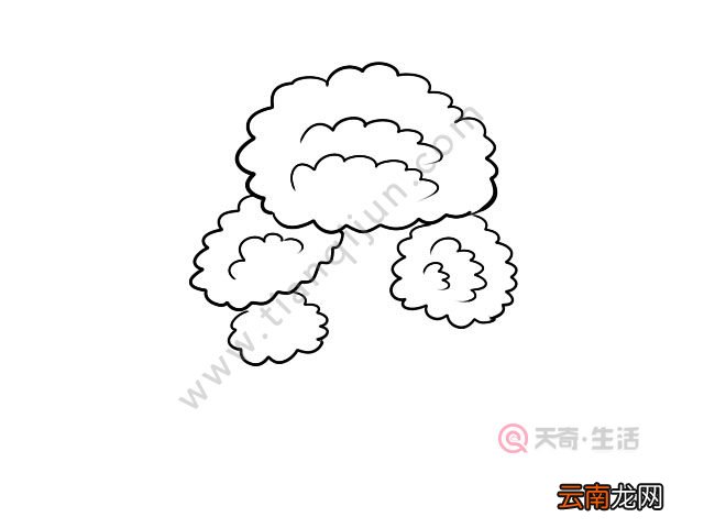 树简笔画 树的画法步骤