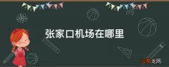 张家口机场在哪里