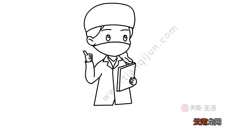 护士简笔画