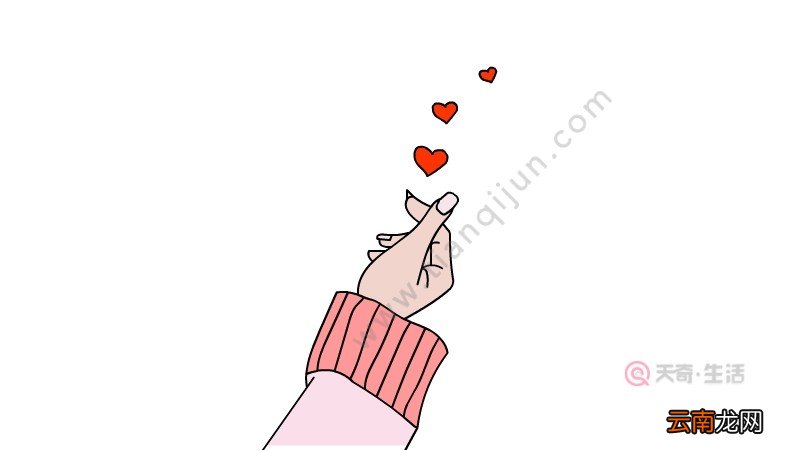 比心图片手绘简笔画的画法比心图片手绘简笔画