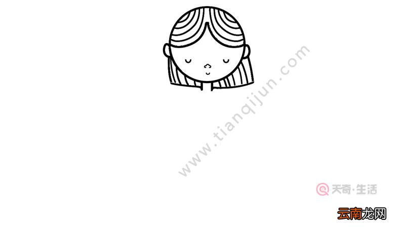 晚礼服公主简笔画 晚礼服公主简笔画怎么画