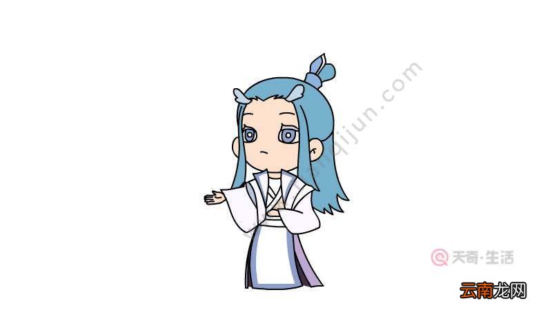 敖丙简笔画 敖丙的画法