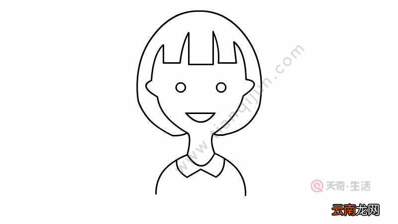 简笔画闺蜜头像 简笔画闺蜜头像怎么画