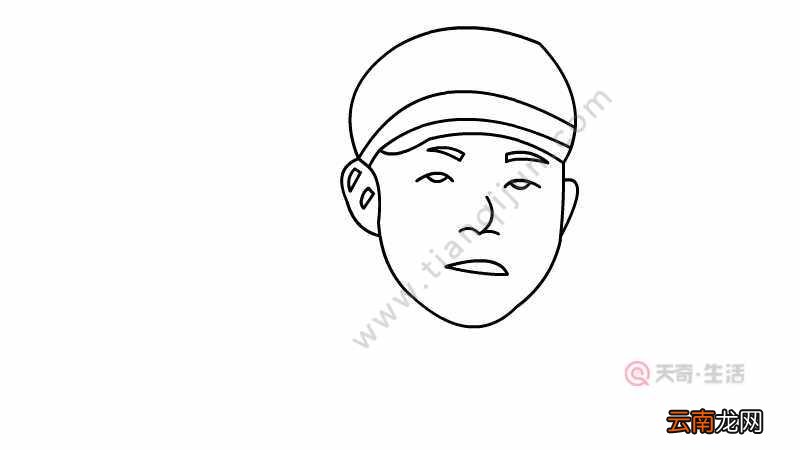 雷锋头像简笔画 雷锋头像简笔画怎么画