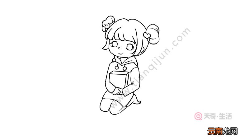 简笔画少女卡通人物怎么画