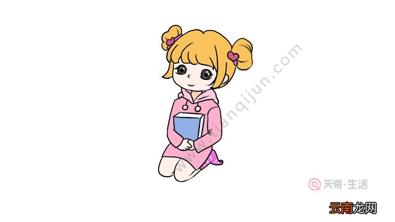 简笔画少女卡通人物怎么画