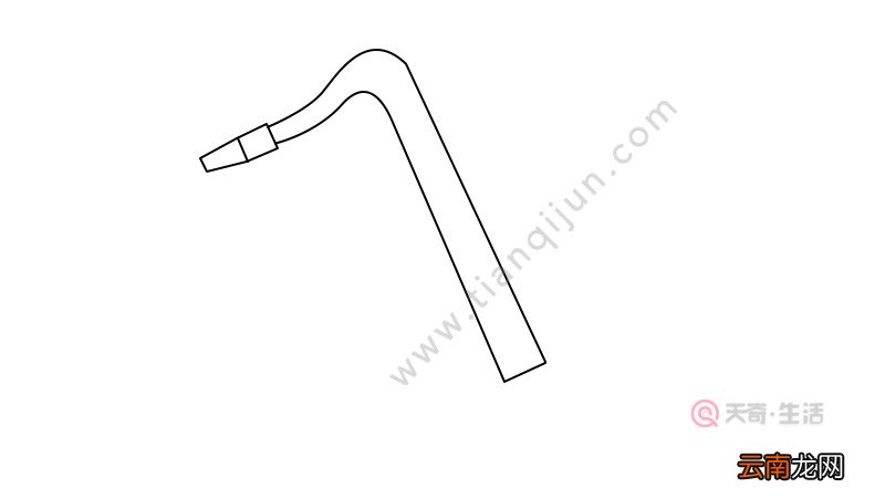 萨克斯简笔画 萨克斯的画法
