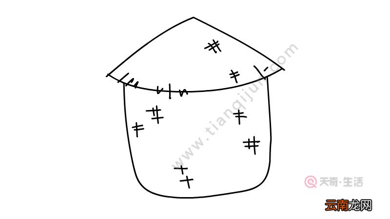 谷仓简笔画 谷仓的画法