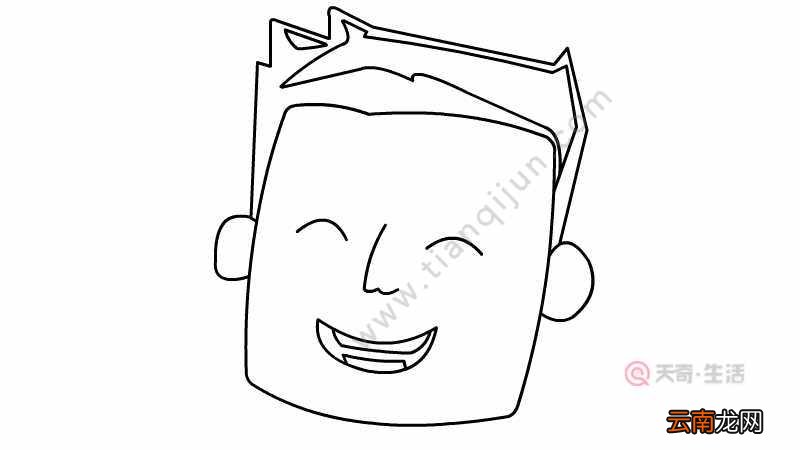 脸简笔画